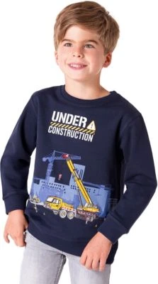 Sweatshirt JUNGE BAUSTELLE Für Jungen, Baustelle Von SALT AND PEPPER