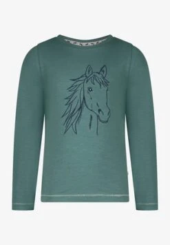 LONGSLEEVE WILD HORSES - Langarmshirt - Amber -Salt And Pepper 3dcd4a408cfe4ca0ba542c909721ea05