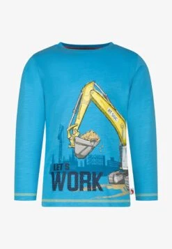 LANGARM POWERFUL - Langarmshirt - Hawaii Blue