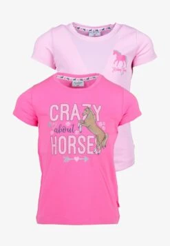 2 PACK - T-Shirt Print - Olive Pink -Salt And Pepper 4a4604d486734860a858c264dbce8203