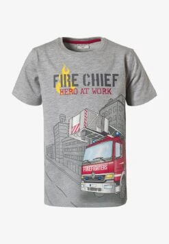 FEUERWEHR - T-Shirt Print - Grau