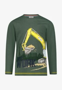 LANGARM POWERFUL - Langarmshirt - Hawaii Blue -Salt And Pepper 9469cf0483d34909999b393388da23a9