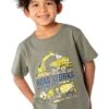 BAGGER FÜR JUNGEN BAUSTELLE VON SALT AND PEPPER - T-Shirt Print - Olive