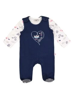 2tlg. Outfit In Dunkelblau