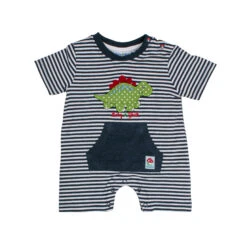 Baby Strampler SP03824125 In Navy Blue Melange