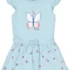 Dress Dress AOP Butterfly In Pastel Blue -Salt And Pepper salt and pepper dress dress aop butterfly in pastel blue