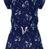 Dress Dress AOP Horses In Navy