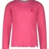 Girls Longsleeve Horse Rib In Rosa -Salt And Pepper salt and pepper girls longsleeve horse rib in rosa