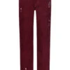 Jeans Cordhose Mädchen Mit Pferdemotiv In Burgundy