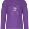 Langarm Shirt Girls LS StonesPrint Star In Purple