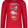 Longsleeve Boys LS Print Feuerwehr Story In Red -Salt And Pepper salt and pepper longsleeve boys ls print feuerwehr story in red