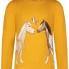 Longsleeve Girls Longsleeve 2Horses Print In Amber 1 Longsleeve Girls Longsleeve 2Horses Print In Amber -Salt And Pepper salt and pepper longsleeve girls longsleeve 2horses print in amber