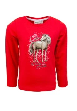 Longsleeve Girls Longsleeve NOS Print In Lollipop Red