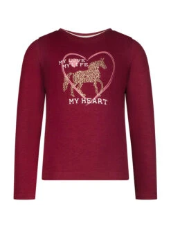 Longsleeve In Bordeaux
