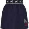 Rock Girls Skirt Horse EmbStuds In Navy -Salt And Pepper salt and pepper rock girls skirt horse embstuds in navy