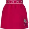Rock Girls Skirt Horse EmbStuds In Very Berry 1 Rock Girls Skirt Horse EmbStuds In Very Berry -Salt And Pepper salt and pepper rock girls skirt horse embstuds in very berry