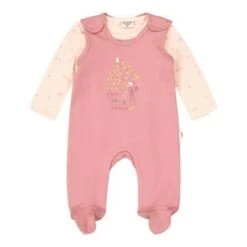 Strampler-Set Fuchs In Lila