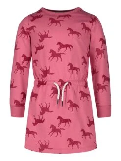 Sweatkleid In Rosa/ Rot