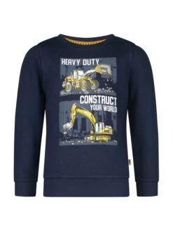 Sweatshirt In Dunkelblau