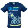 T-Shirt S/S Glowing Print Loader In Navy -Salt And Pepper salt and pepper t shirt s s glowing print loader in navy