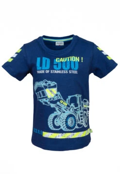 T-Shirt S/S Glowing Print Loader In Navy