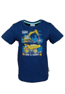 T-Shirt S/S Print EMB Load&Carry In Navy