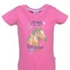 T-Shirt T-Shirt Girls NOS Print Horses In Bubble Gum -Salt And Pepper salt and pepper t shirt t shirt girls nos print horses in bubble gum