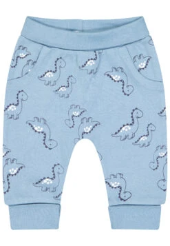 Trousers Baby Boys Trousers Dino AOP In Faded Blue